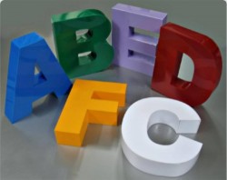 Lamplex 3D letters